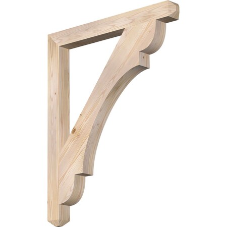 Ekena Millwork Olympic Craftsman Smooth Bracket, Douglas Fir, 3 1/2"W x 36"D x 44"H BKT04X36X44OLY04SDF